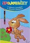Spojovačky s duhovou pastelkou - zajíc