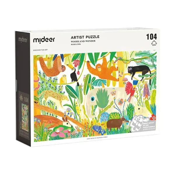 Umělecké puzzle Mideer Lesní zázraky 104 dílků více barev