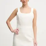 Šaty Guess ELSIE béžová barva, mini, W5GK77 WH610