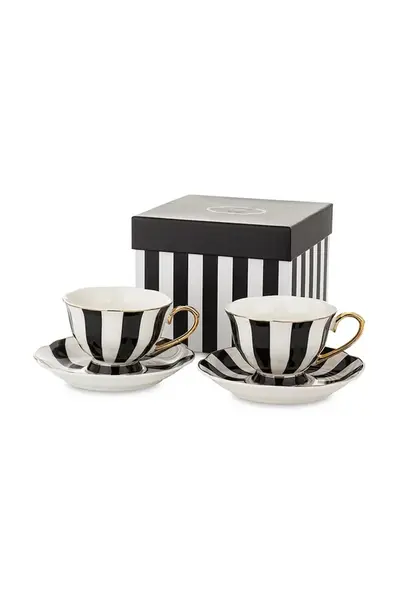 Sada šálků a podšálků pro 2 osoby home & lifestyle 220 ml