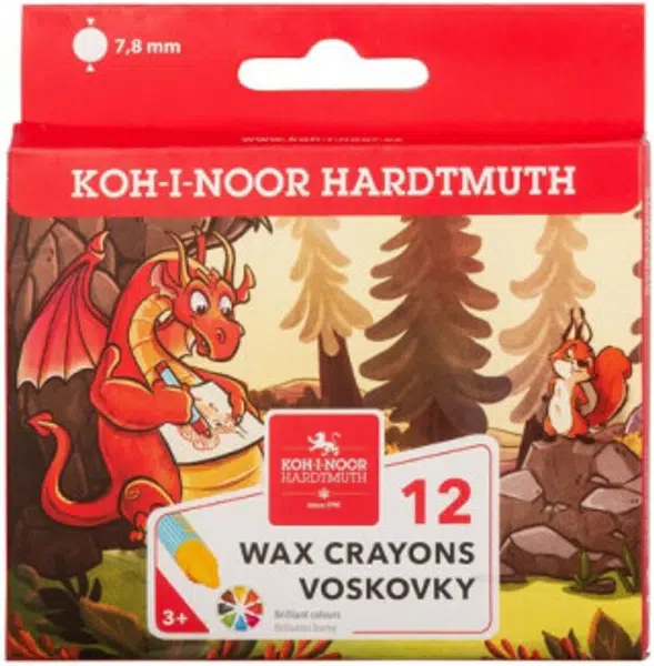 Voskovky WAX CRAYON (12 ks)