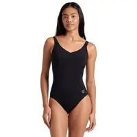Arena MANUELA Dámské zpevňující plavky, černá, velikost