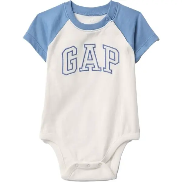 GAP LOGO Dětské body, bílá, velikost