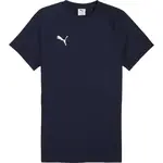 Puma TEAMEVOSTRIPE TEE Pánské triko, tmavě modrá, velikost