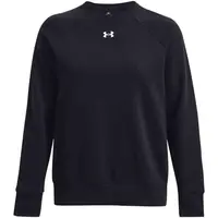 Under Armour RIVAL FLEECE CREW Dámská mikina, černá, velikost L