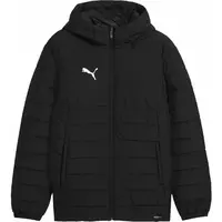 Puma TEAMADDITIONS HOODED PADDED JACKET Pánská bunda, černá, velikost