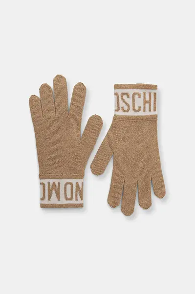 Rukavice z vlněné směsi Moschino