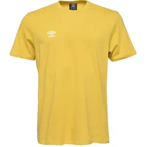Umbro SPORTS ESSENTIALS TEE Pánské triko, žlutá, velikost
