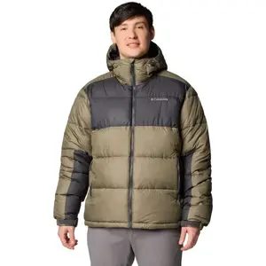 Columbia PIKE LAKE II HOODED Pánská bunda, khaki, velikost