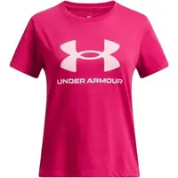 Under Armour BIG LOGO Dívčí triko, růžová, velikost M