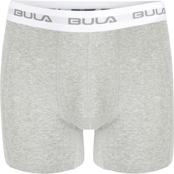Bula SOLID BOXER Pánské boxerky, šedá, velikost
