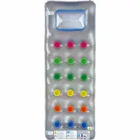 HS Sport POCKETS WATER LOUNGER Nafukovací lehátko, šedá, velikost