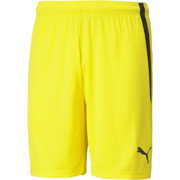 Puma TEAM LIGA SHORTS Pánské šortky, žlutá, velikost XXL
