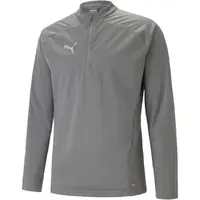 Puma TEAMCUP TRAINING RAIN TOP JACKET Pánská fotbalová bunda, šedá, velikost