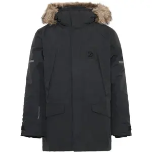 DIDRIKSONS SYLVIN Chlapecká parka, černá, velikost