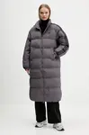 Bunda adidas Originals Long Puffer fialová barva, zimní, JX2952