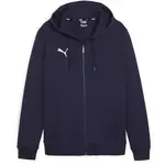 Puma TEAMGOAL CASUALS HOODED Pánská mikina, tmavě modrá, velikost