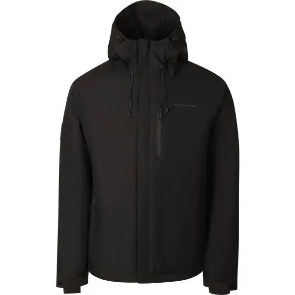ALPINE PRO POGER Pánská zimní bunda, černá, velikost