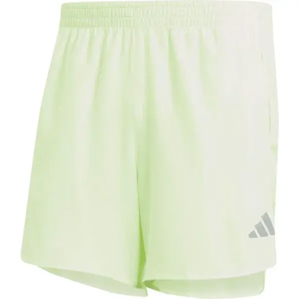 adidas RUN IT SHORTS Pánské běžecké šortky, světle zelená, velikost S 5&quot;