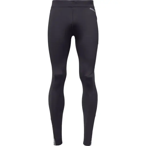 Fitforce RAPIOS Pánské běžecké legíny, černá, velikost