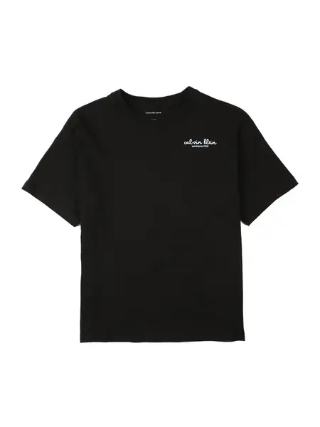 Calvin Klein Jeans Tričko  čierna / biela