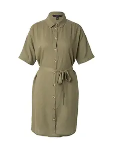 VERO MODA Košeľové šaty 'VMThea'  olivová