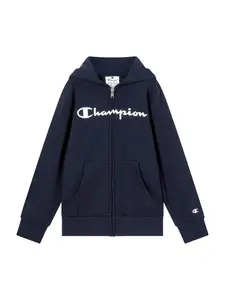 Champion Tepláková bunda  námornícka modrá / biela