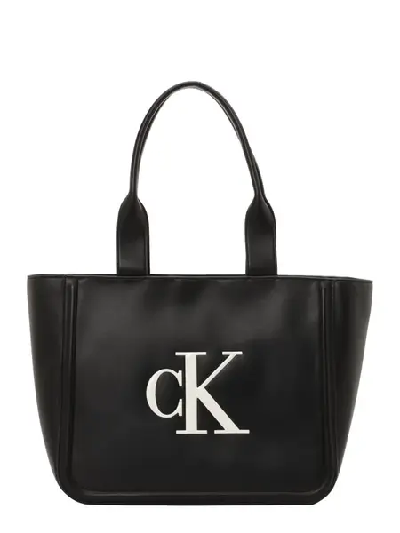 Calvin Klein Shopper  čierna / biela