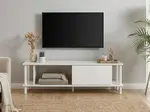 TV stolík PARIS 150 cm, biela