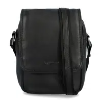 Pánská kožená crossbody/taška černá - Diviley Harys