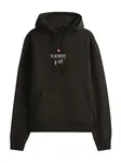 Tommy Jeans Mikina  čierna / biela