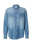 Pepe Jeans Košeľa  modrá denim