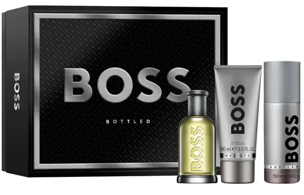 Hugo Boss Boss No. 6 Bottled - EDT 100 ml + sprchový gel 100 ml + deodorant ve spreji 150 ml