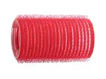 Natáčky na vlasy Duko Velcro pr.33 mm, 6 ks - samodržící, červené (15/4)