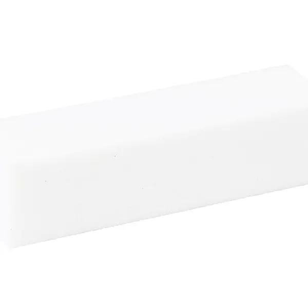 Brusný blok na nehty Sibel - bílý, 9,5 x 2,5 cm - 2 ks (0011391)