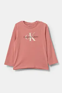 Detské tričko s dlhým rukávom Calvin Klein Jeans
