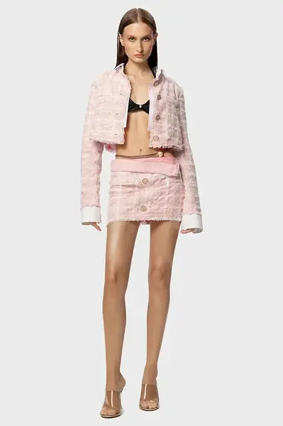 GOD SAVE QUEENS Sako GOD SAVE QUEENS HIGH PRIORITY TWEED JACKET