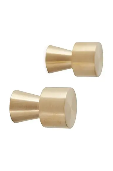 OYOY Nástěnný věšák OYOY Pin Hook/Knob 2-pack