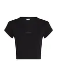 Calvin Klein Jeans Tričko  čierna / biela