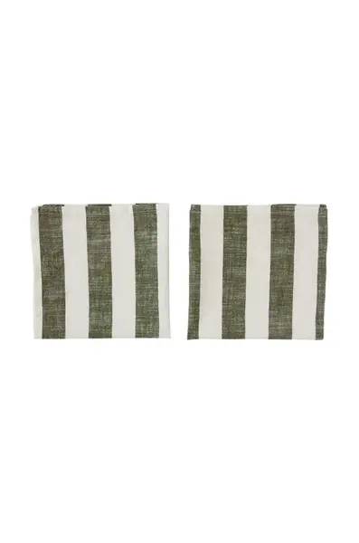 OYOY  Sada bavlněných ubrousků  Striped Napkin 2-pack