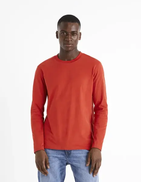 Celio Long Sleeve T-Shirt Cesolaceml - Men