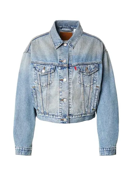 LEVI'S ® Prechodná bunda 'Shrunken 90s Trucker'  modrá denim