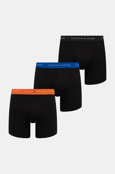 Tommy Hilfiger boxerky pánske bavlnené s elastanom 3-pak