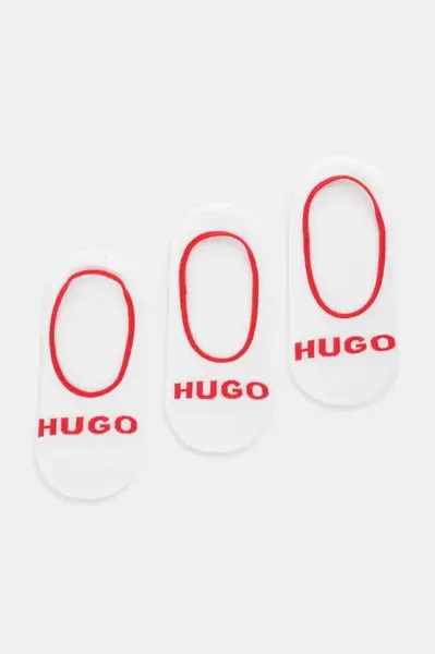 HUGO kotníkové ponožky pánské 3-pack