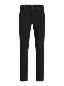 Jack & Jones Plus Džínsy 'JJIGlenn'  čierny denim