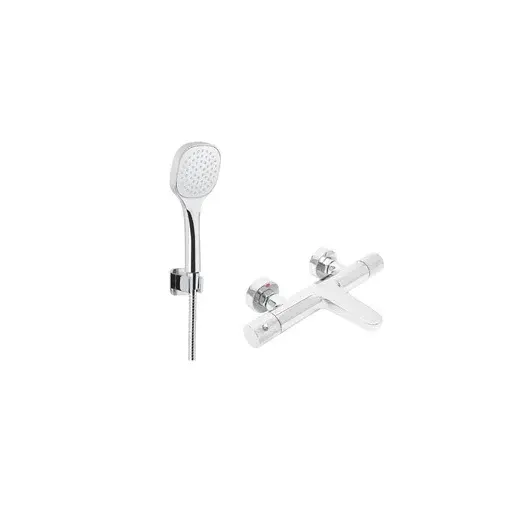 Vaňová batéria SAT so sprchovacím setom 150 mm chróm SATBST222SET
