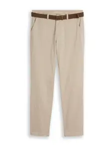 TOM TAILOR Chino nohavice  béžová