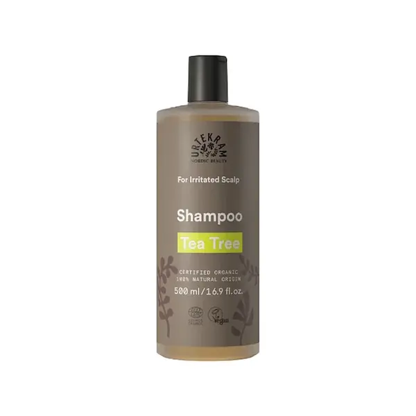 URTEKRAM BIO Šampon s tea tree pro podrážděnou vlasovou pokožku 500 ml