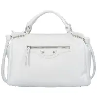 Dámská kožená kabelka do ruky bílá - Delami Dajka
