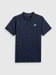 Pánské regular polo tričko 4f tmavě modrá m